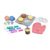 Melissa & Doug Bake & Decorate Wooden Cupcake Kit, with