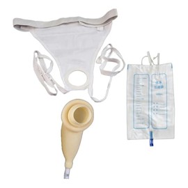 Mebix TRD Portabs Recolector de Orina para Hombre con Bolsa de 1000 ml | Sistema de Látex Ligero y Flexible | Ideal para Incontinencia y Personas Mayores