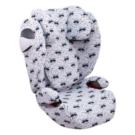 JYOKO Kids Baby car seat Cover Liner Made Cotton Compatible with Cybex Solution M and Pallas B - Fix (Raccoon)