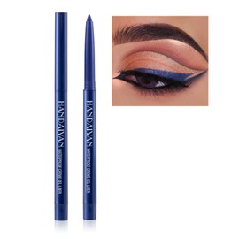 Coloured Eyeliner Liquid Eyeliner, Matte Eyeliner Pencil, All Day Long-Lasting Eye Liners Waterproof Sweat Resistant Eyeliner Pencil for Makeup Tool (Navy Blue)