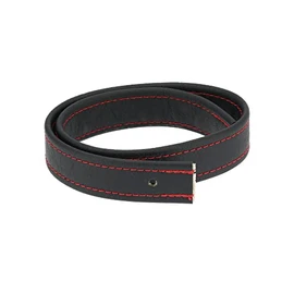 AKF Retaining Strap for Bench Black with Decorative Seam in Red – Hand Sign