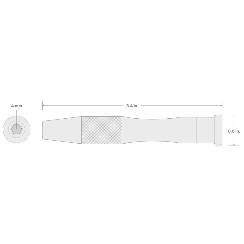 TEKTON 4 mm Magnetic Bit Driver | DBA20000