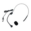 J&P Black Headset Microphone Mic Headworn Microphone fits Shure Wireless