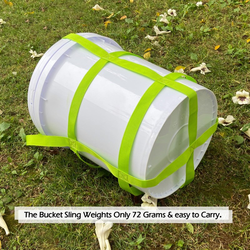 Bucket Sling, Bucket Sling for 5 Gallon Bucket Green, 5