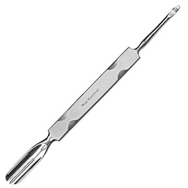 May - Nagelhautschieber - Hautschieber und Nagelfalzinstrument - Pusher - Nagelreiniger - 2in1 Kosmetik-Instrument - Edelstahl
