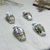 4PCS 3D Ceramic Vase Fridge Magnets, Decorative Ceramic Flower Vase