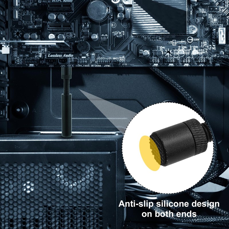 2pcs GPU Brace Support Brackets, Anti-Slip Adjustable Height GPU Stand