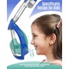 G2RISE® Children's Snorkel Mask, Full Mask, 6-10 Years, Foldable Snorkel