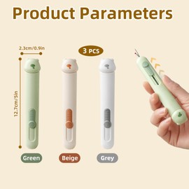 3PCS Plug-in Needle Threaders, 2 in 1 Needle Threader Seam Ripper Tool, Stretchable Remover Needle Threading Tool for Hand Sewing Knitting, Craft Quilting Supplies (Grey+Brown+Green)