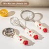5 Pcs Mini Kitchen Utensils Set Cute Stainless Steel Egg