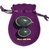 2-PCS Nephrite Jade Egg Set for Advanced & Intermediate Users,