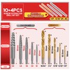 UYECOVE 14 Pieces Screw Extractor Set, Left Hand Drill Bits