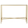 Henley 42'' Wide Rectangular Console Table with Glass Top in