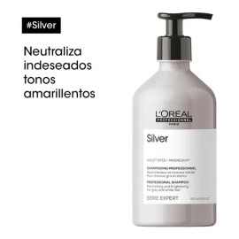Shampoo Cuidado Canas LOréal Professionnel Silver 500ml                                                                                               