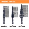 Jerax tools M2 HSS Quick Change 1/2", 1/2" & 7/8"