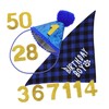 WOONEKY 1 Set Dog Birthday Hat Necklace Pet Supplies Hat