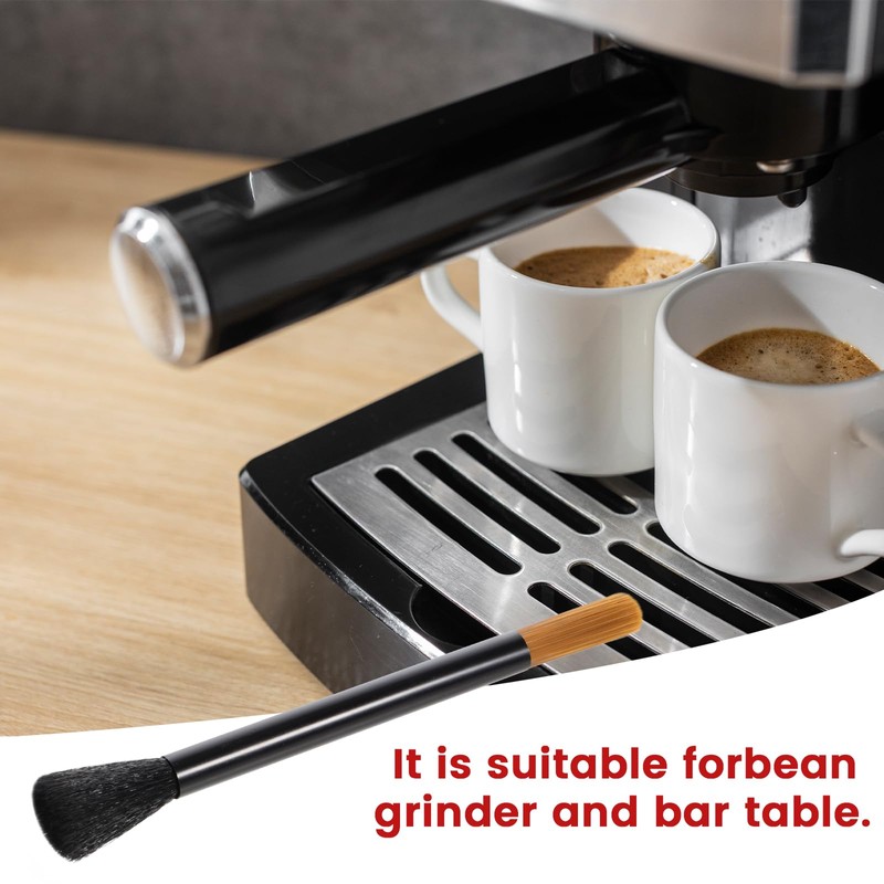 Giantree Dual Head Coffee Brush, Coffee Grinder Brush, Dusting Espresso