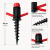 Beach Umbrella Sand Anchor for Outdoor Shade – Heavy-Duty Spiral