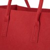 Relaxdays Felt Firewood Bag, Portable Firewood Basket, Foldable Newspaper Holder,