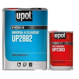 U-POL 2882 Fast KIT Overall Clear Urethane CLEARCOAT Universal Clear 4:1 Fast KIT European Style CLEARCOAT w/NANOPARTICULATE Technology