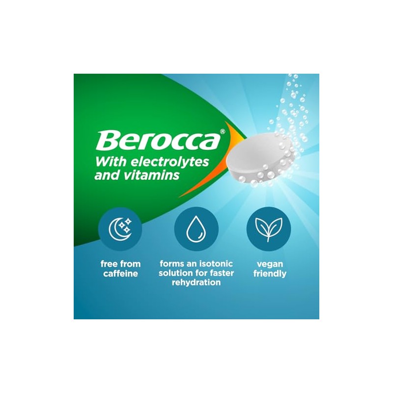 Berocca Hydrate - Electrolytes for Fast Hydration & B Vitamins,