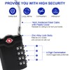 Flintronic TSA Luggage Locks, 1Pack TSA Combination Padlocks, 4-Digit Security