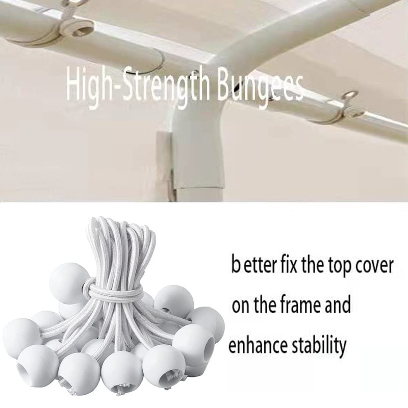 10'x20' Carport Replacement Top Canopy Cover for Car Garage Shelter