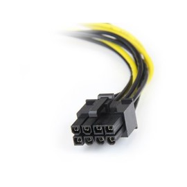 StarTech 6in LP4 to 8 Pin PCI Express Video Card Power Cable Adapter LP4PCIEX8ADP