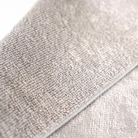 [oruta] Imabari Towel Certified Handkerchief, Set of 5, Good Towel, Shirring, Towel Handkerchief, 9.8 x 9.8 inches (25 x 25 cm), Large Size, 100% Cotton, Made in Japan (5 Color Set)