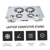 TEHAUX Adjustable Laptop Stand with Cooling Fan Ergonomic Computer Holder