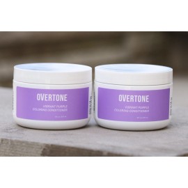 oVertone (2) Haircare Color Depositing Conditioner - 8 oz Vibrant purple Coloring Condit