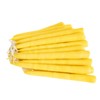 Luz María- Vela de Sebo color amarillo, 26 piezas