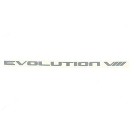 1 Piece Auto Car Vinyl Racing Decal Sticker For Evolution X and Evolution VIII (Silver) Compatible w/Mitsubishi Lancer Evo JDM (Evolution VIII)