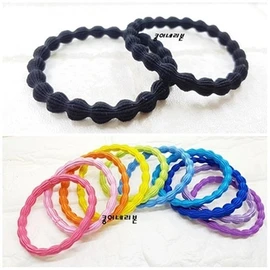 Peanut hair tie/Hair scrunchie/Hair tie/Pretty hair tie / 땅콩 머리고무줄/헤어슈슈/머리끈/예쁜 머리고무줄
