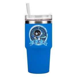 Astro Bot Gamer Cup 600 ml (20 once) Tazza termica da viaggio con coperchio multi-way e finitura morbida al tatto, mantiene le bevande calde o fredde, bottiglia d'acqua riutilizzabile per giocatori e