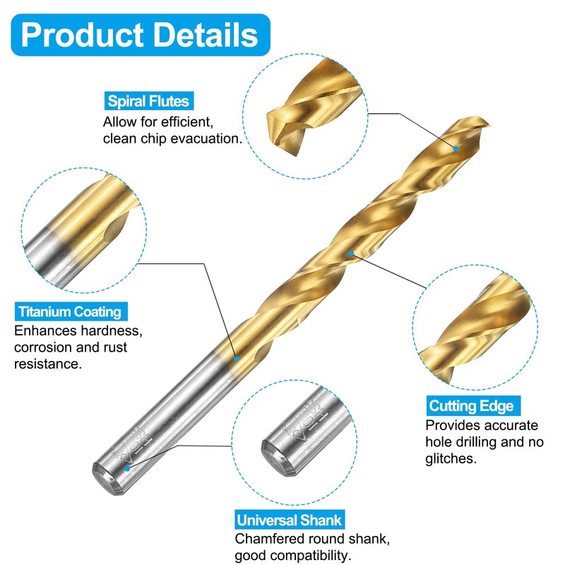 sourcing map Tap and Drill Bit Set, 1pcs M12 x
