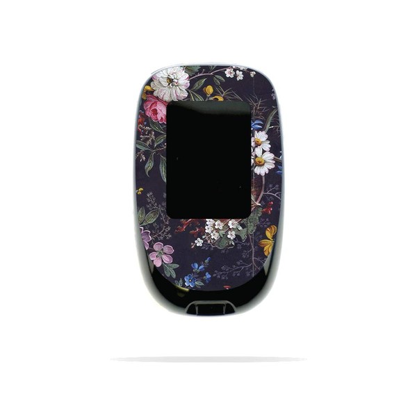 MightySkins Skin Compatible with Accu-Chek Nano - Midnight Blossom |