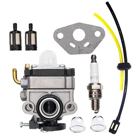 Hippotech 16100-ZM5-803 Carburetor with Fuel Line Kit for Honda 4 Cycle Engine GX31 GX22 FG100 16100-ZM5-803 Carb