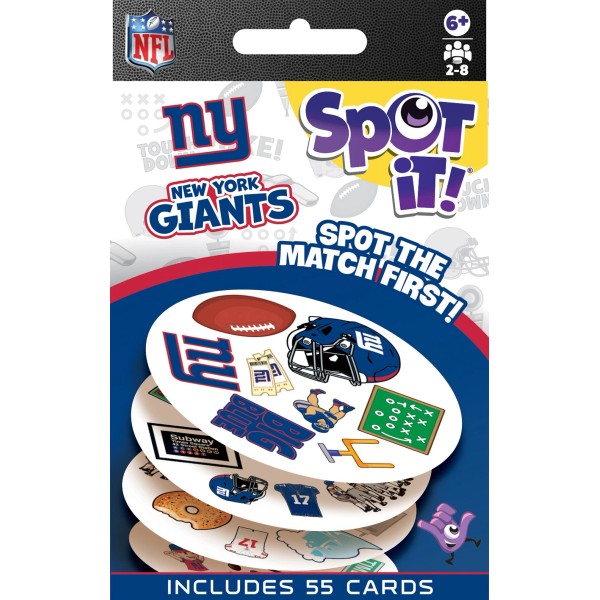 MasterPieces - New York Giants Spot It! Card Game