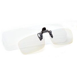 Riwissipa Reading Glasses Clip On Magnifiers for Eyeglasses and Flip Up Blue Light Blocking Clear Glasses for Women Men (transparent, 3, x)