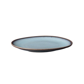 like. by Villeroy & Boch Lave Glacé Bread Plate 17.5 x 17 x 2 cm, Turquoise Plate, Stoneware