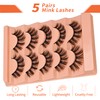 False Eyelashes Wispy 18MM Lashes 3D Faux Mink Lashes Fluffy
