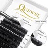 QUEWEL Eyelash Extension Supplies 0.15 D Curl 13mm Classic Individual