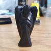 P&R:UK Black Tourmaline Crystal Gemstone Angel - 2 Inch Healing
