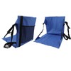 Foldable Seat Cushion Backrest Beach Chair Mat Single Person Portable
