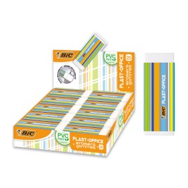 BIC Radierer Plast â€“ Plastic, Display Box of 20)