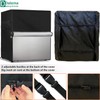 Dalema Outdoor Refrigerator Cover,600D Heavy Duty 100% Waterproof Upright Freezer
