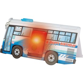 Sanrio JPME32-2R 183393 Melody Button Bus Birthday Card