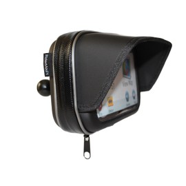 RiderMount Sunshade GPS Case with RAM Type 1" Ball (Medium)