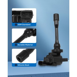 ECCPP ECCPP 2 ignition coils with 4 iridium Spark Plugs,UF295,for Mitsubishi Outlander 2003,Mirage 1997 1998 1999 2000 2001 2002,Lancer 2002-2007,Eclipse 2000-2005,Galant &,for Chrysler Sebring UF295